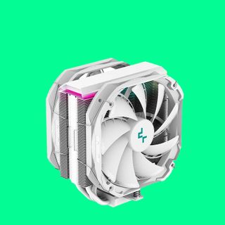 The best air and liquid coolers on multicoloured backgrounds.