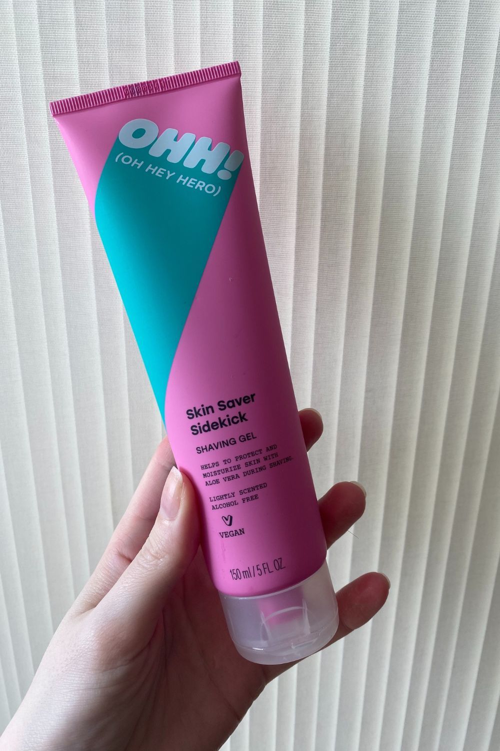 Grace Lindsay testing H&M body care