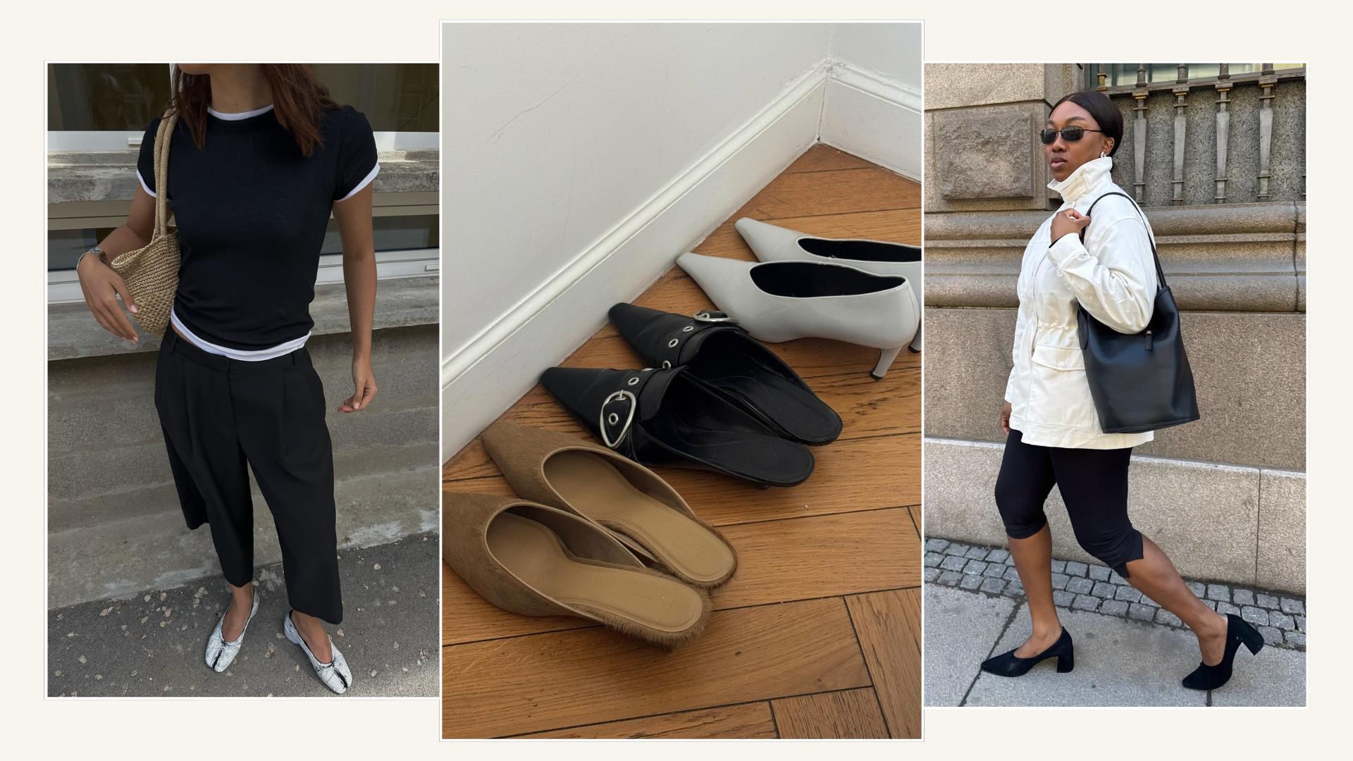 Three hybrid shoe trends seen in the summer 2026 round up. 