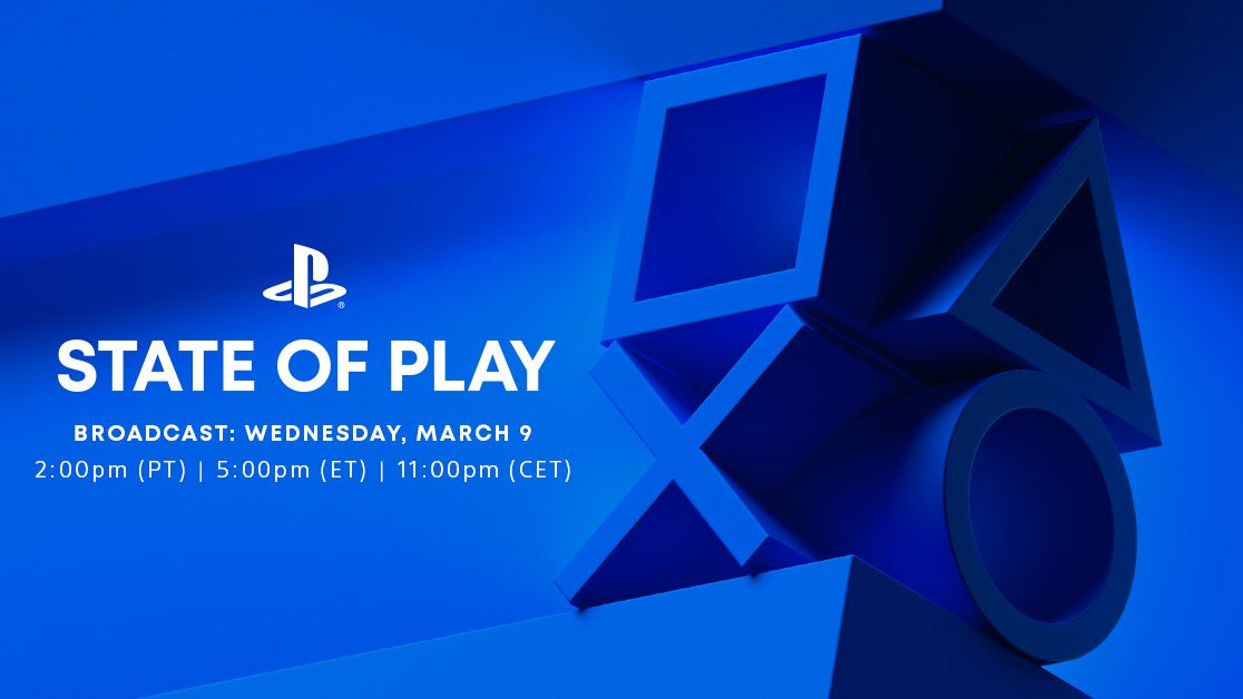 State of Play banner showing the timing details of the preview