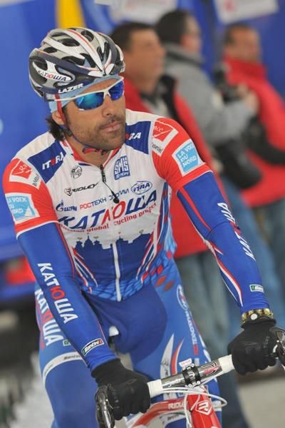 Danilo Napolitano (Team Katusha) prepares for the start.