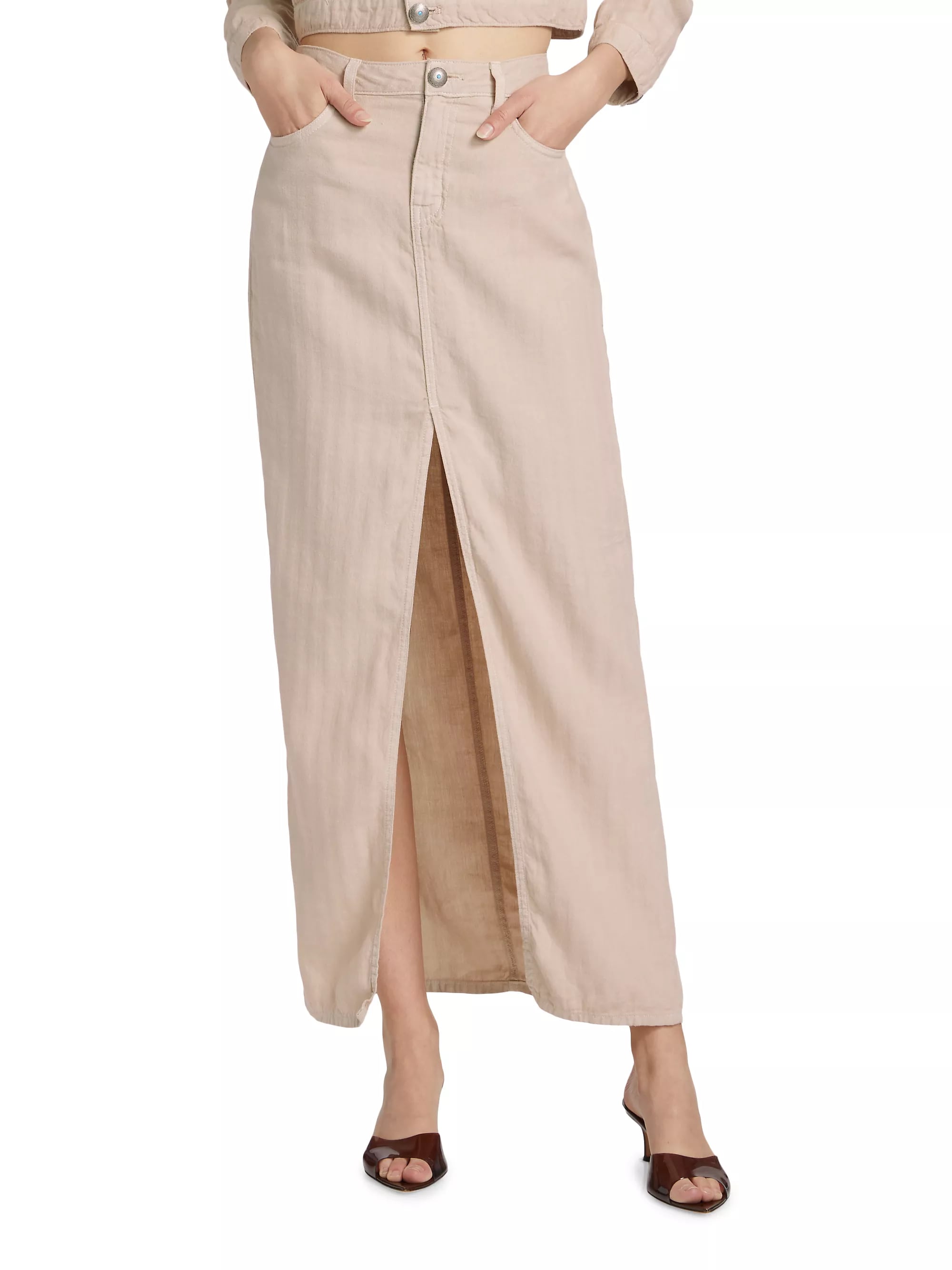 Carmy Denim Maxi Skirt