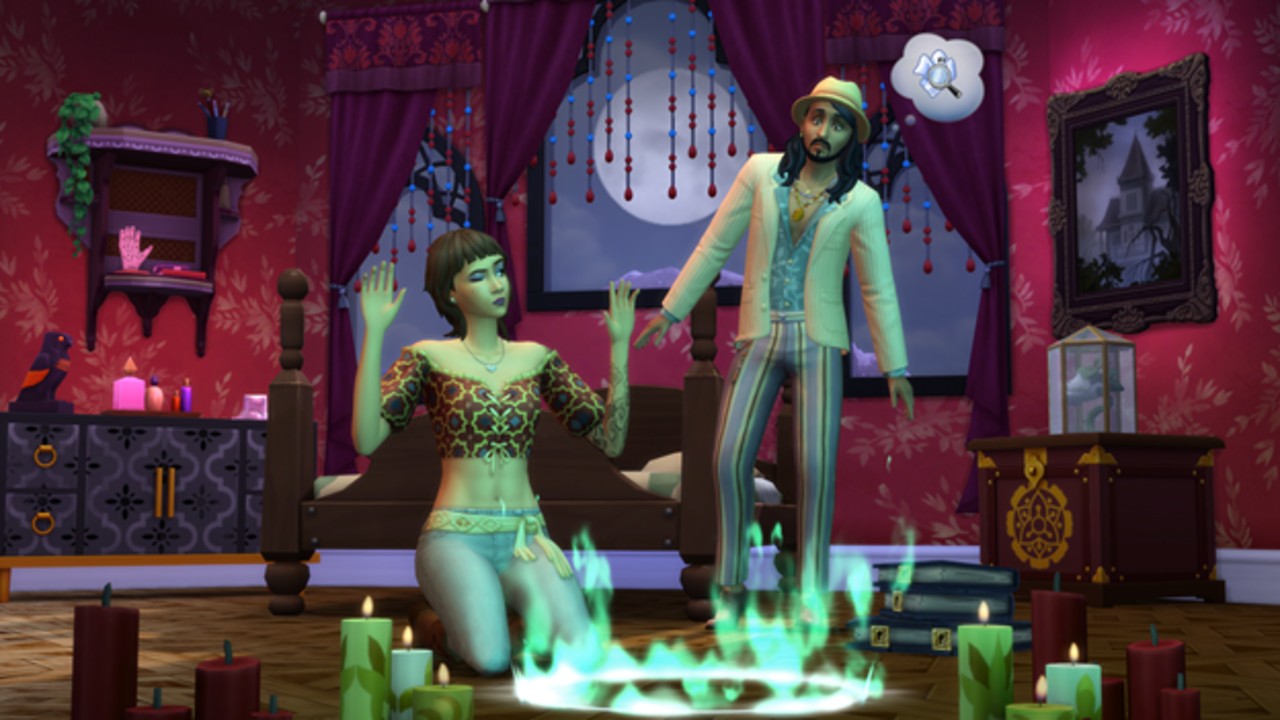 sims 4 talk to monster under bed