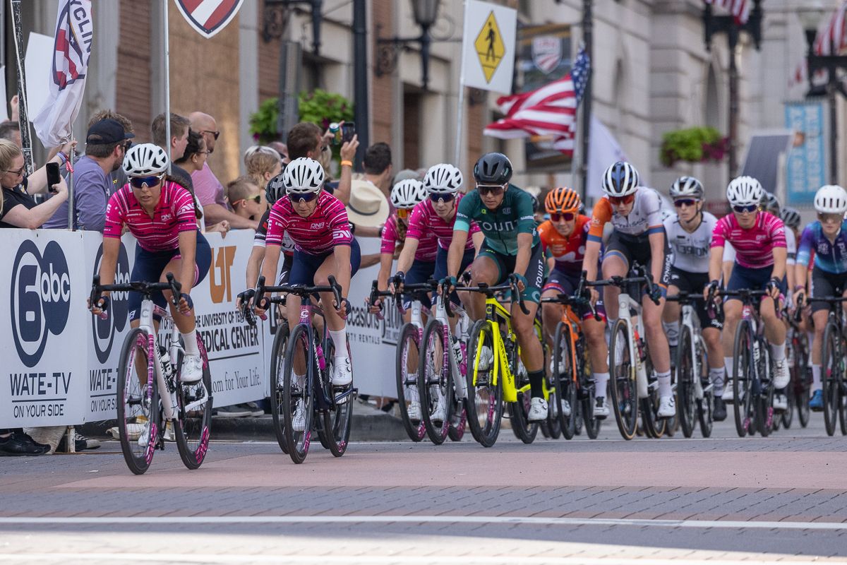 DNA Pro Cycling team were active in controlling the front of the race