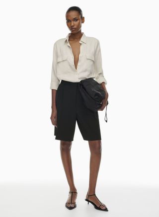 Babaton, Utility Linen Shirt