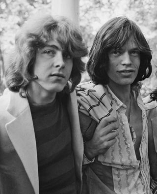 Mick Taylor with Mick Jagger