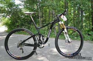 Prototype Giant Trance X 29er spotted at US XC Nationals