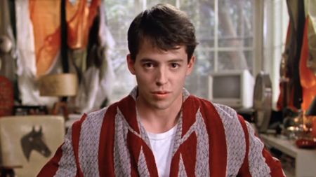 Matthew Broderick as Ferris Bueller in Ferris Bueller's Day Off.