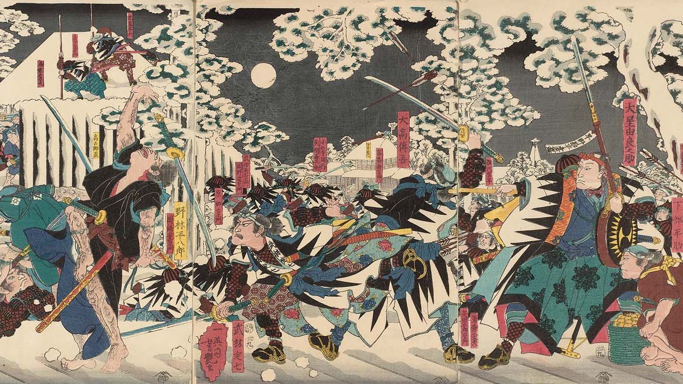 The night raid of the faithful samurai, 1857