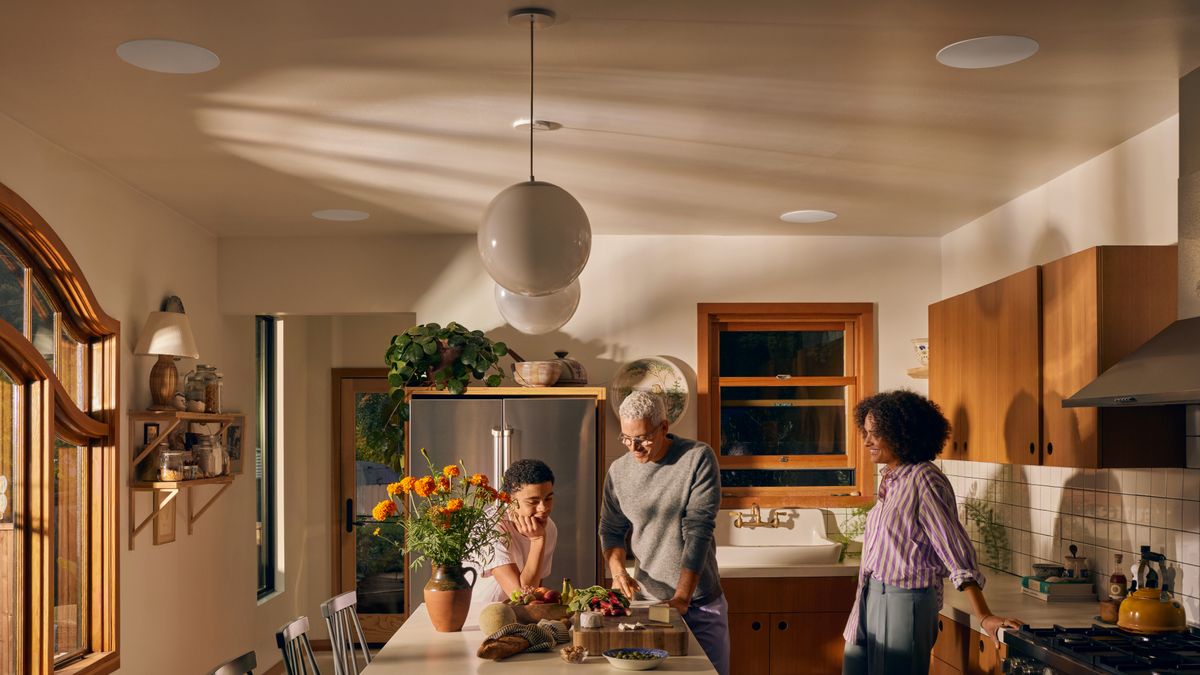 The Sonos In-Ceiling Speakers in a kitchen.