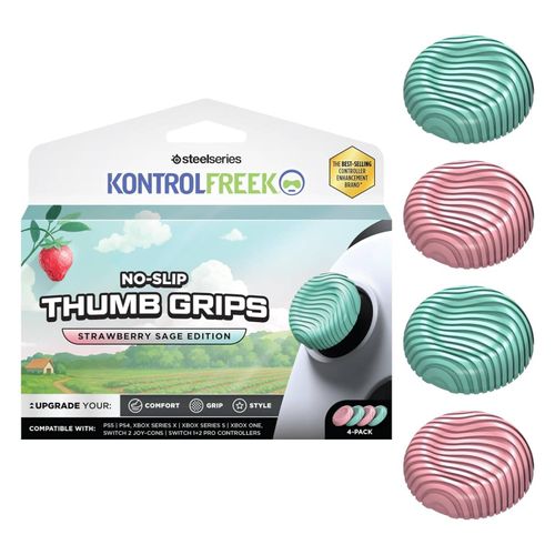No-Slip Thumb Grips &ndash; Strawberry Sage Edition for Nintendo Switch Pro, Switch 2 Joy-Con
