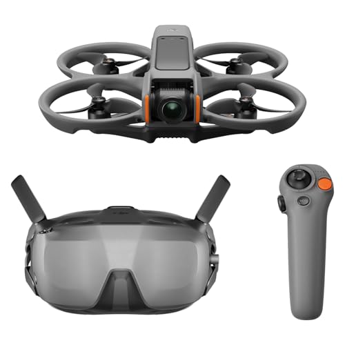 Dji Avata 2 Fly Smart Combo (single Battery), Fpv Drone With Camera 4k, Immersive Experience, One-Push Acrobatics, Built-In Propeller Guard, 155&amp;deg; Fov, Camera Drone With Goggles N3 and Rc Motion 3