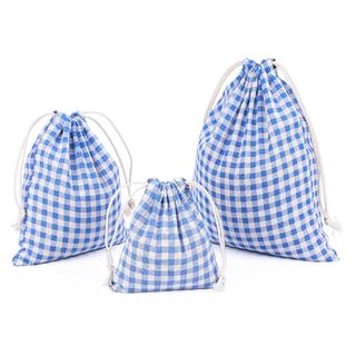 Amoyie 3 pcs Drawstring Storage Bags