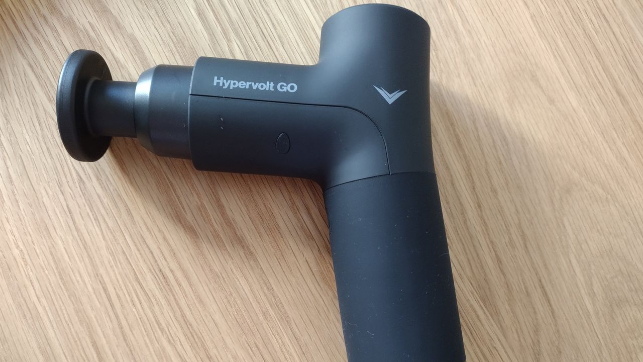 Hypervolt 2 massage gun in testing