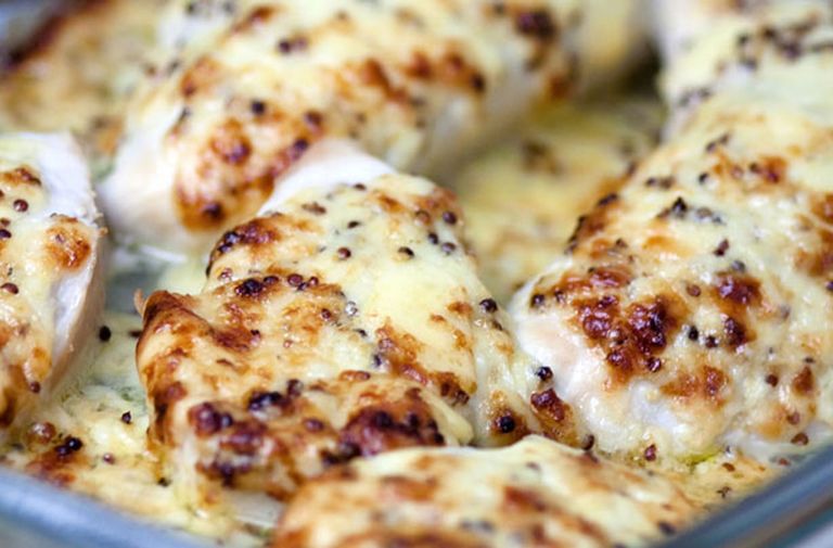 Cheese and mustard sauce