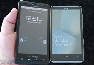 Motorola Droid X and HTC HD7