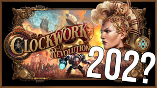 Clockwork Revolution key art with text reading "202?"