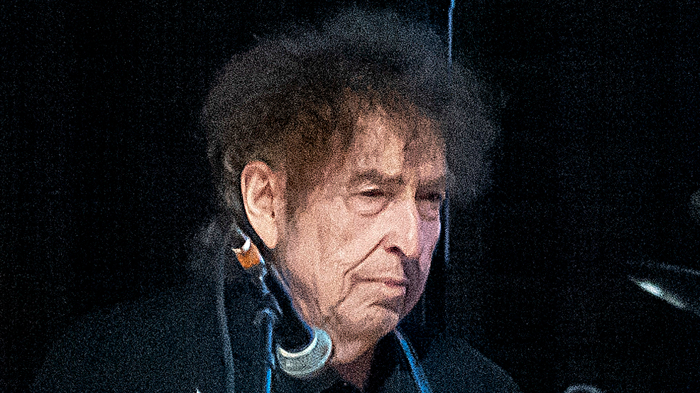 Bob Dylan performs in concert during Farm Aid 2023