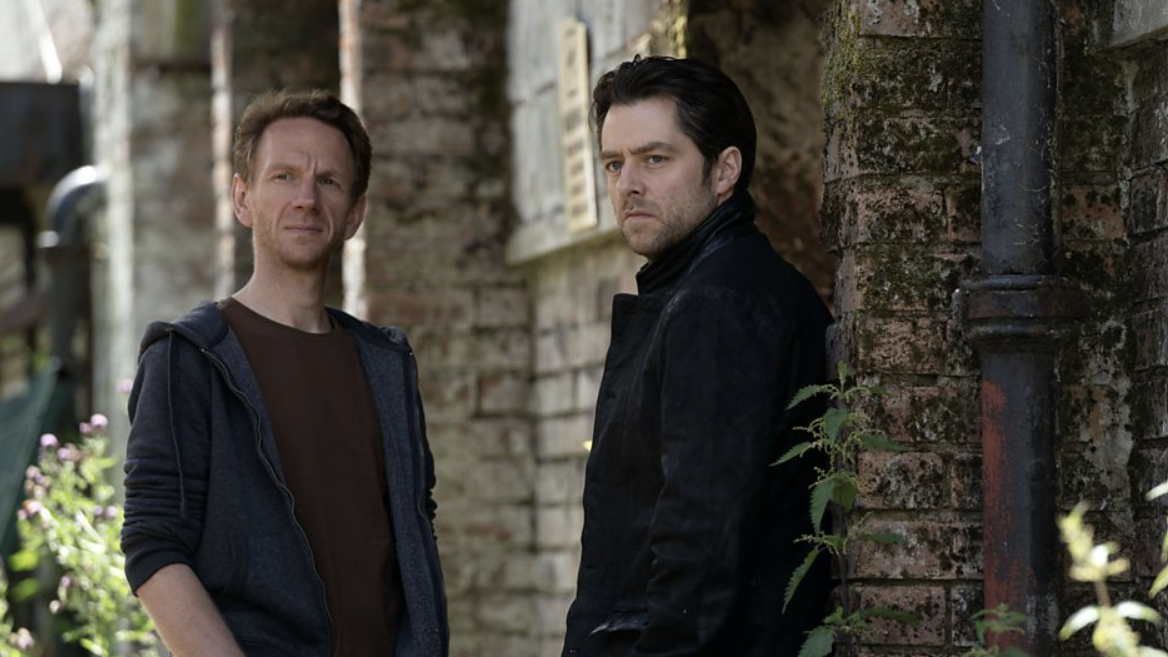 Brian Ferguson as Michael and Richard Rankin as John in Rebus