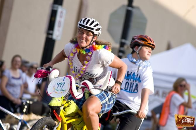 A rider in Grand Junction
