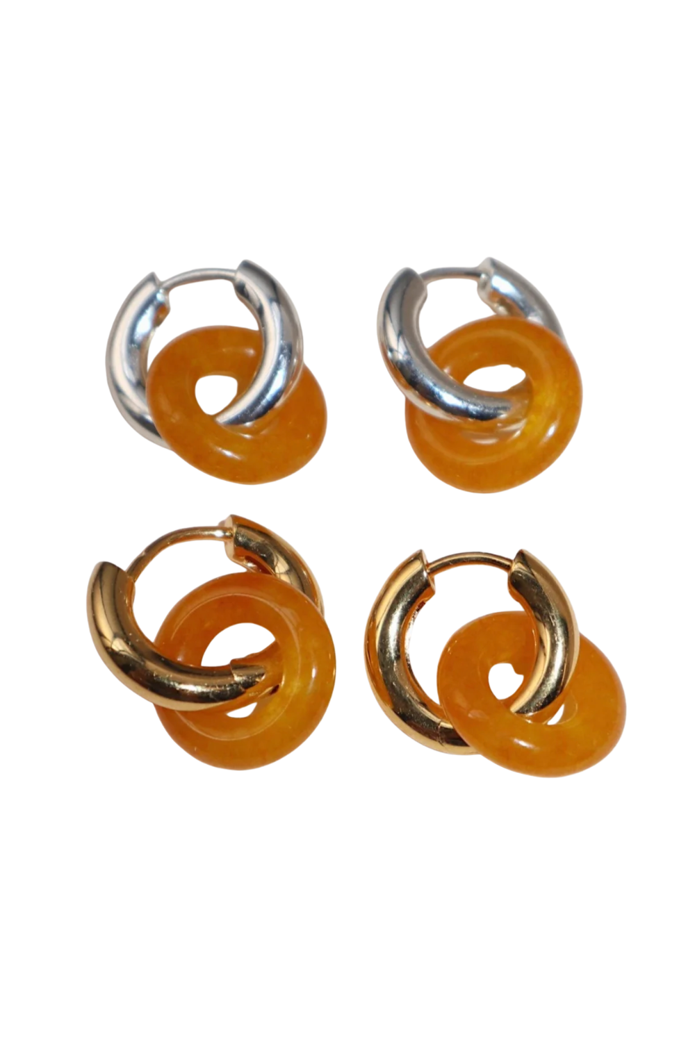 &#039;drew&#039; Donut Hoop Earrings