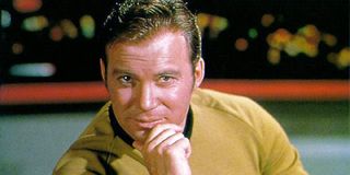Star Trek Captain Kirk smug smile into camera