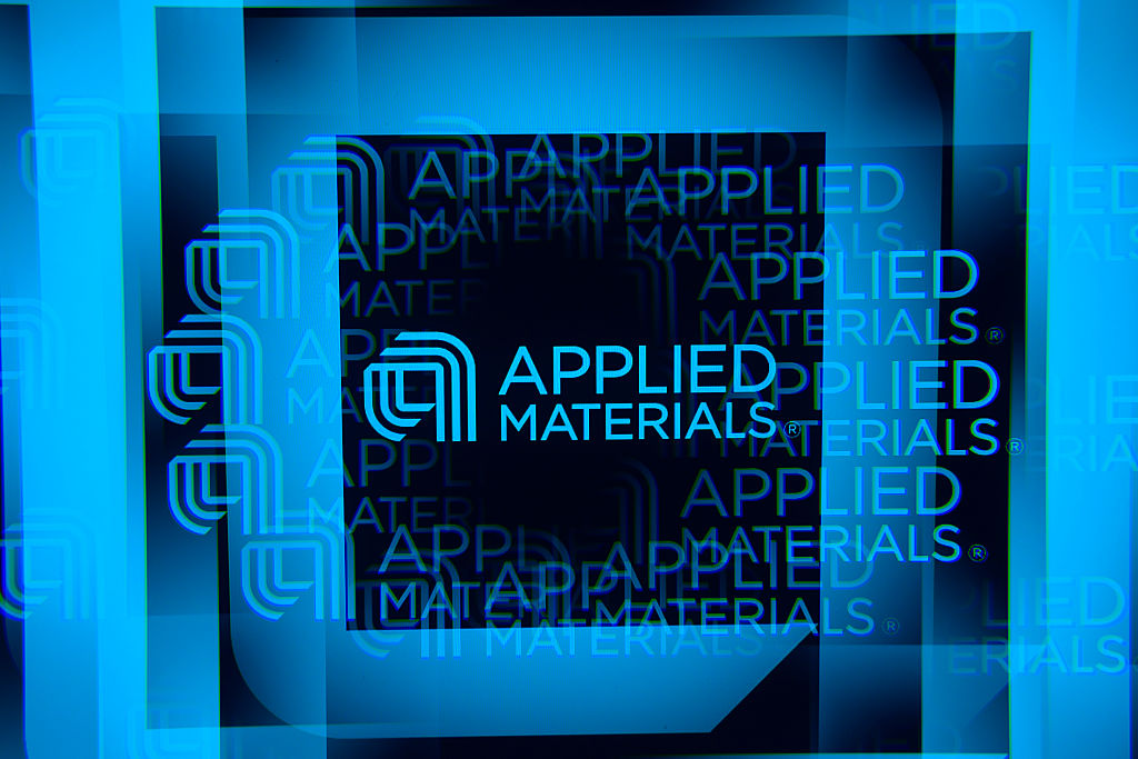 Applied Materials logo displayed on a computer screen