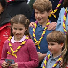Prince George, Princess Charlotte, Prince Louis at the Coronation Big Help Out