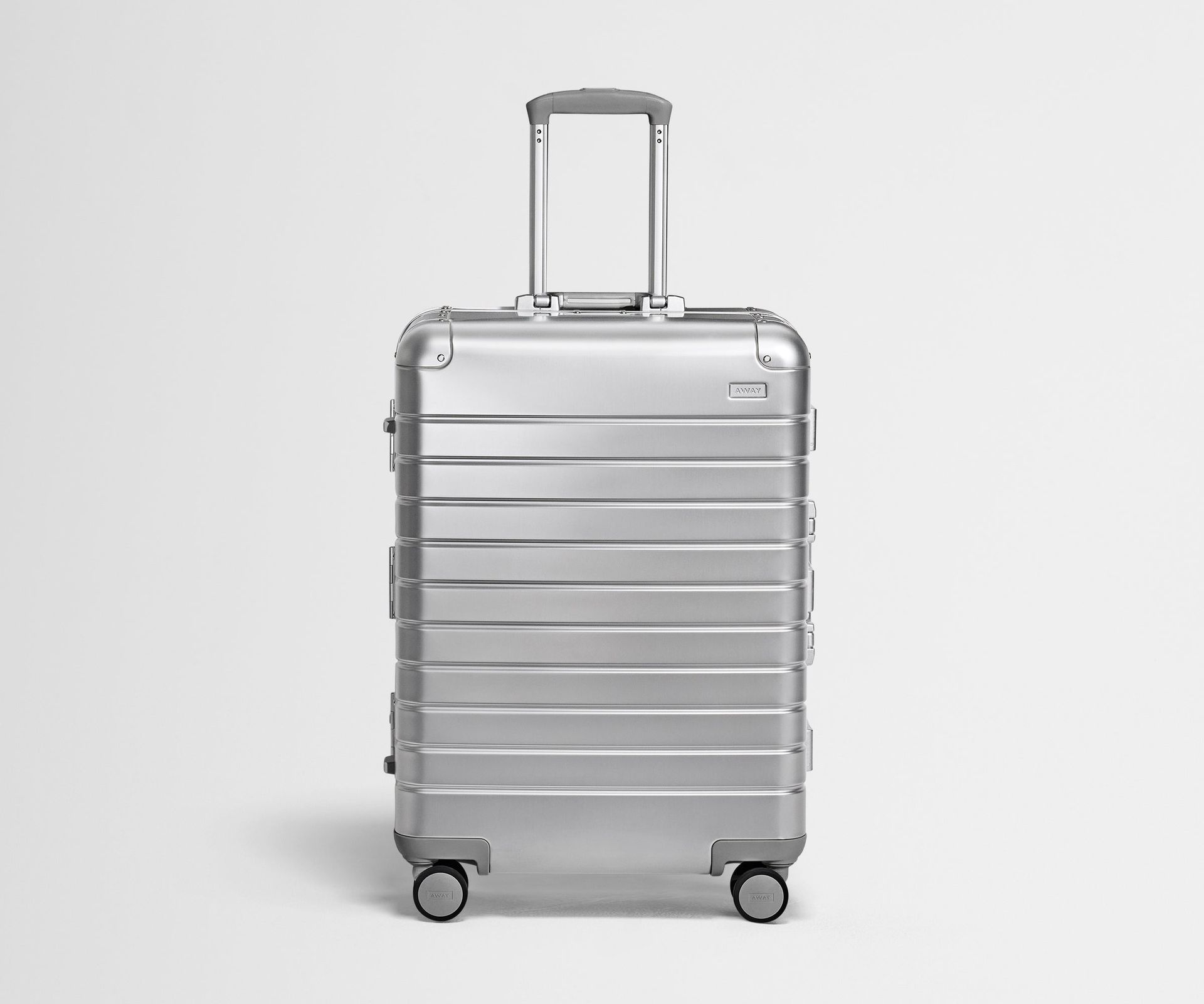 Shop Medium Aluminum Suitcase in Silver | Away