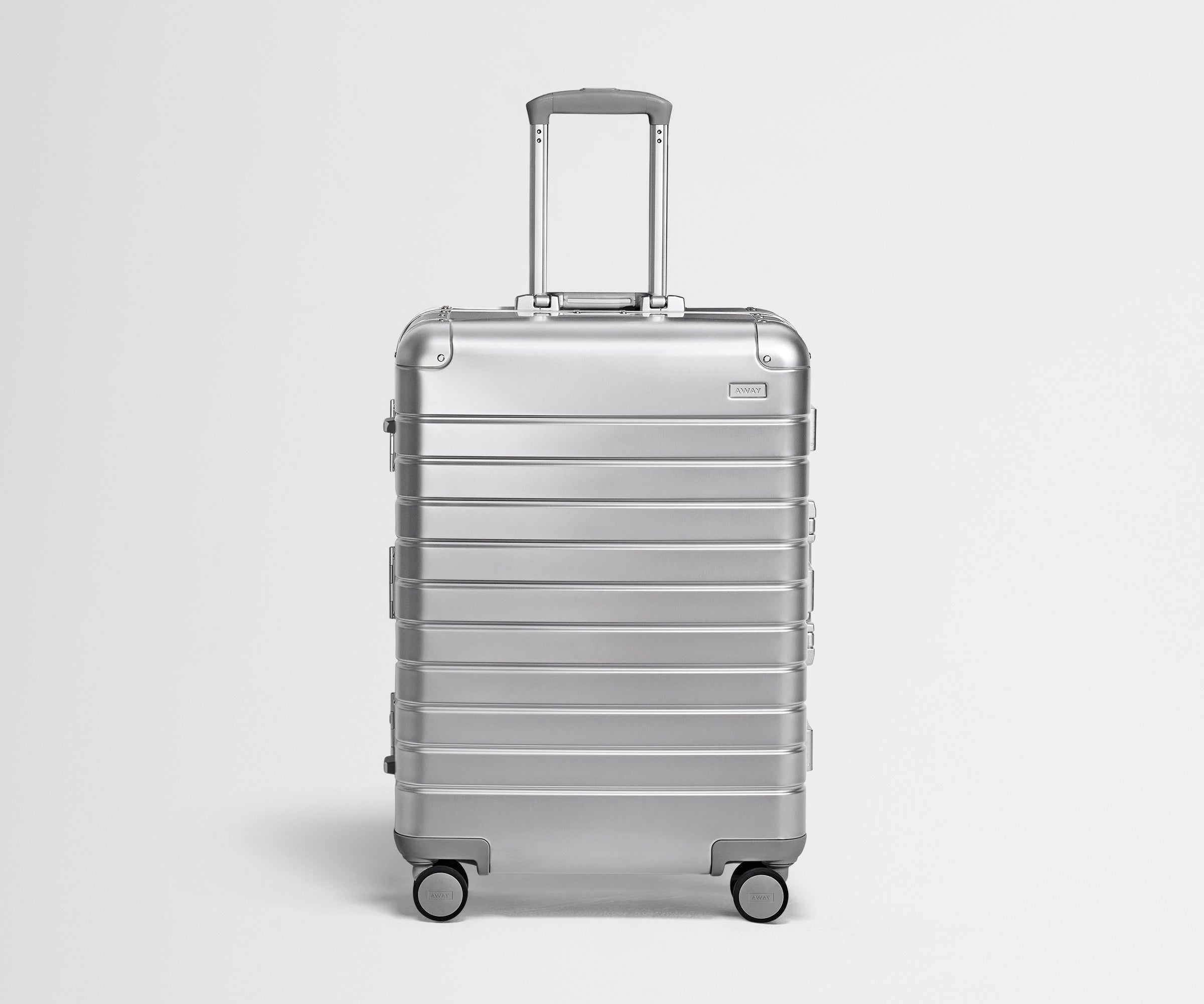 Shop Medium Aluminum Suitcase in Silver | Away