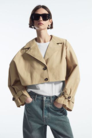 COS, Cropped Hybrid Trench Coat