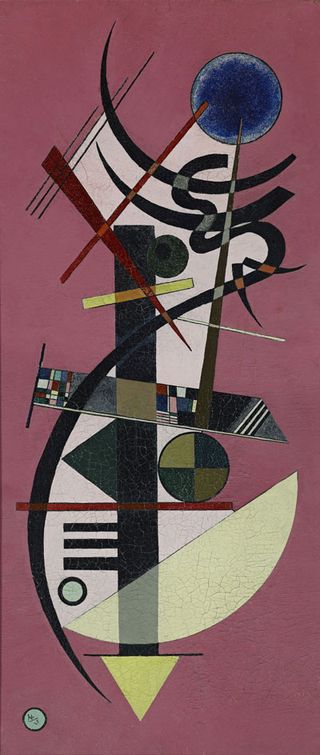 'Spitz-rund (Pointed-Round)' by Wassily Kandinsky, 1925