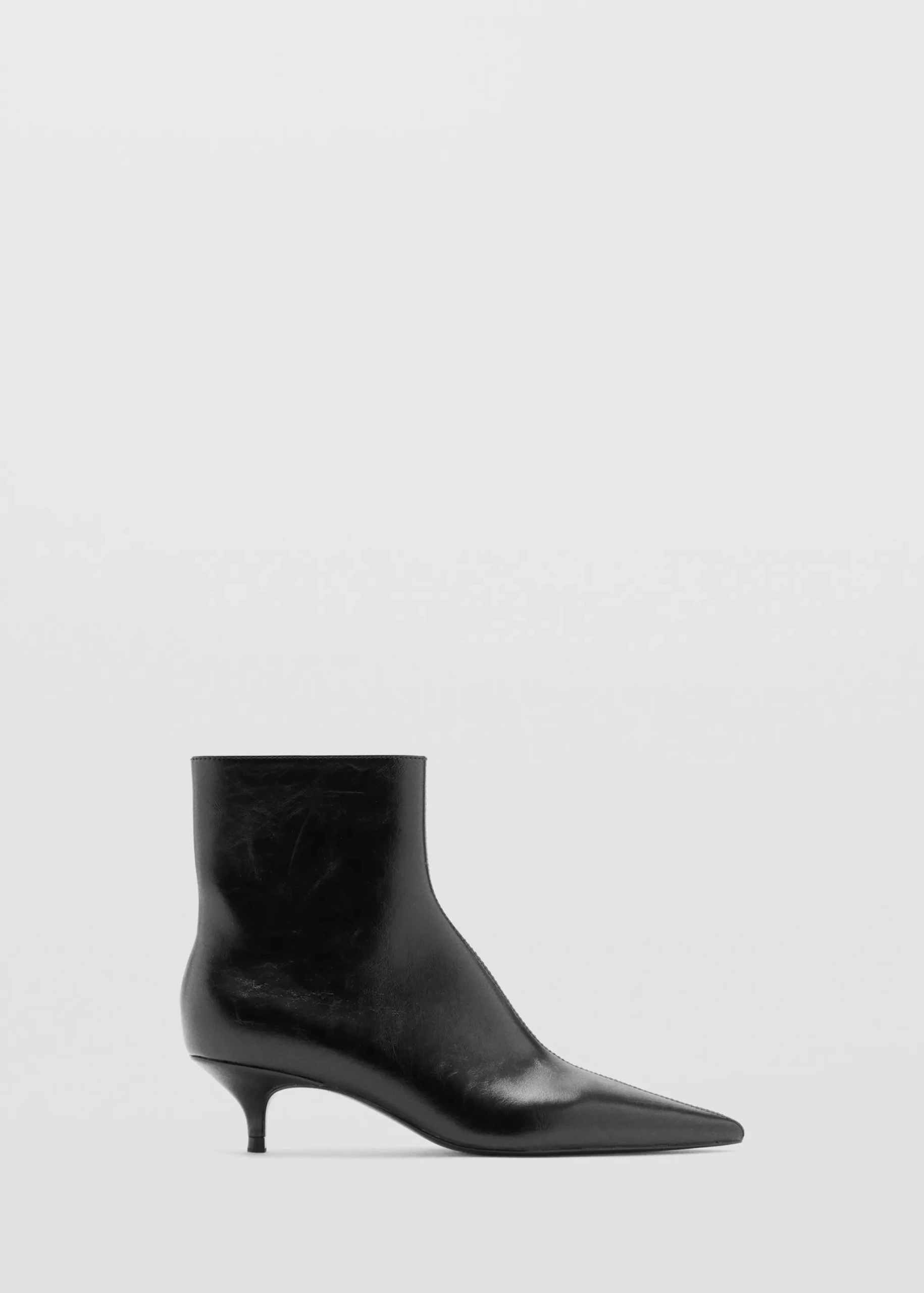Kitten Heel Pointed-Toe Ankle Boot - Women | Mango United Kingdom