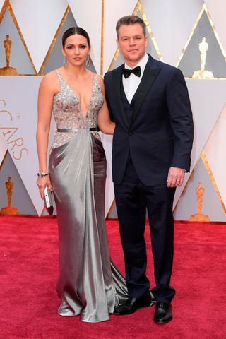 Matt Damon & Luciana Barroso