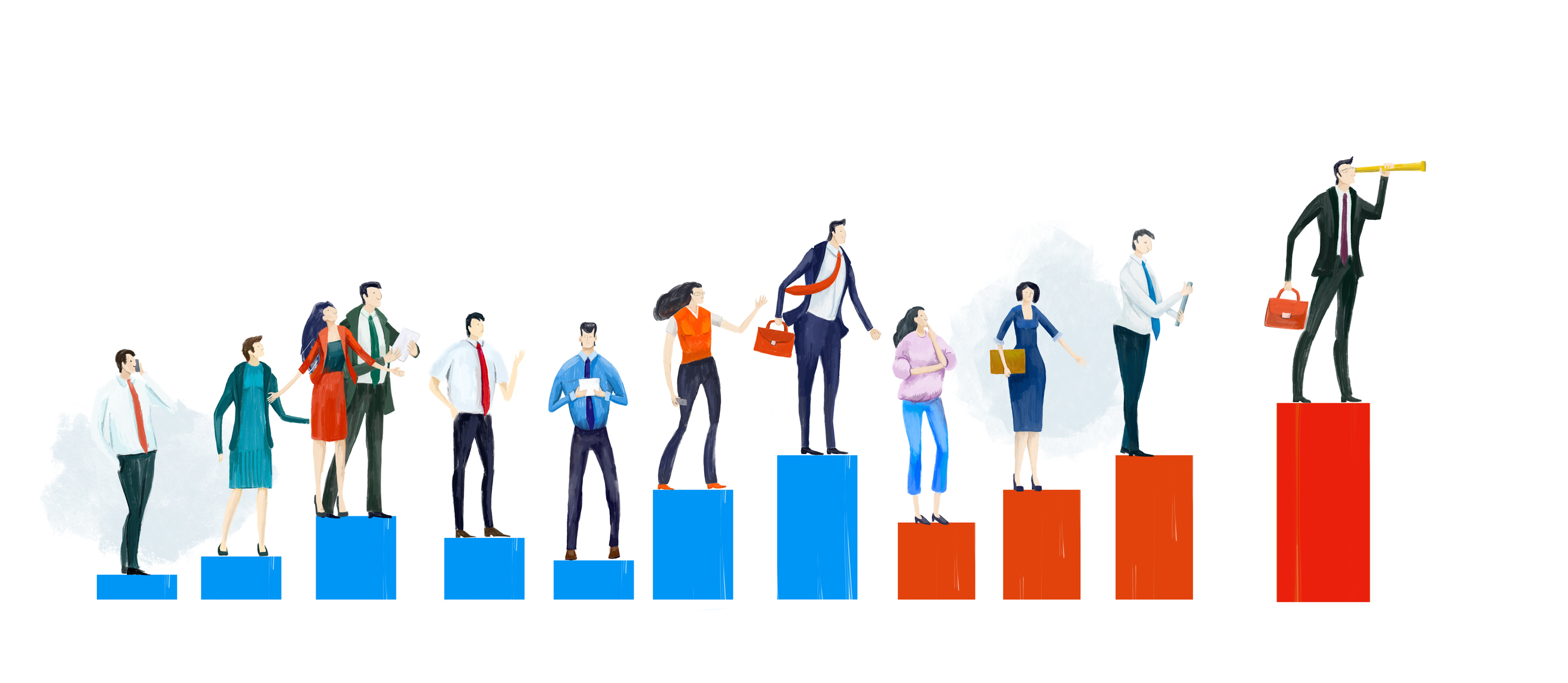 Wage growth employment chart