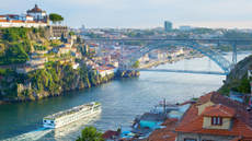 River cruise ship, Douro river, Porto.