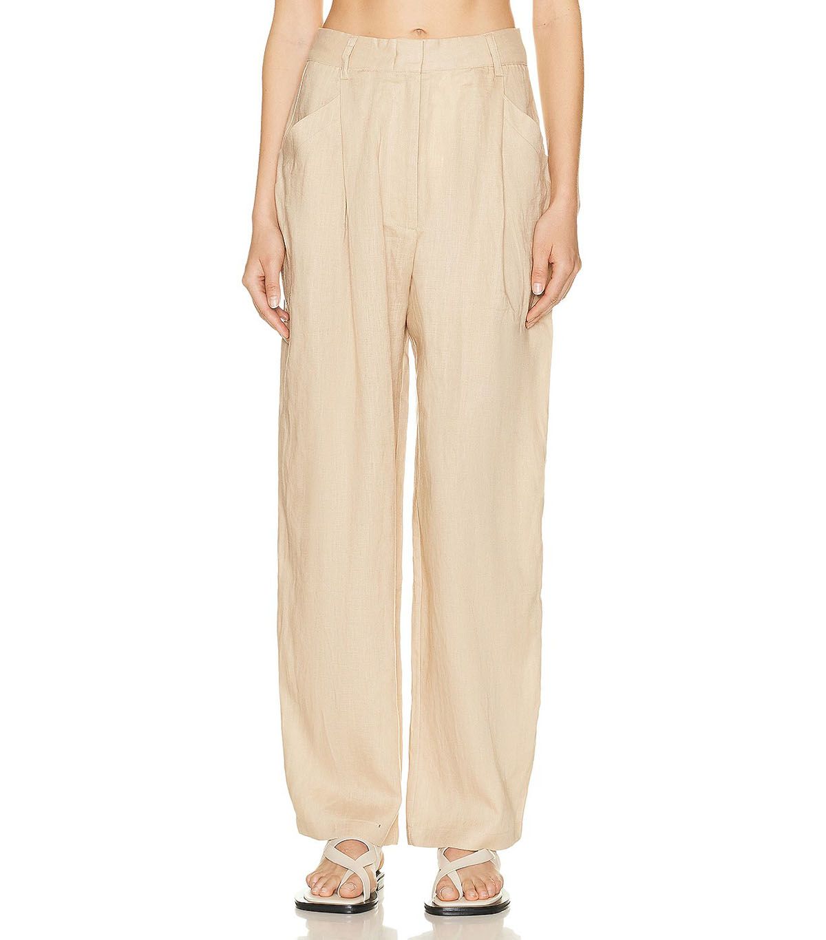 AEXAE, Linen Highrise Trousers