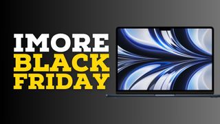 M2 MacBook Air next to the words 'iMore Black Friday'