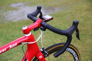 Matching Bontrager stems for Trek-Segafredo's Emonda