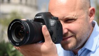 Could the new model feature an existing sensor, such as the one inside the EOS 6D Mark II?