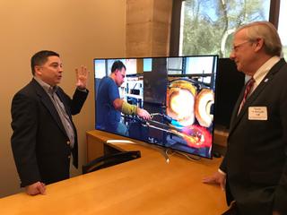 FCC Commissioner Michael O'Rielly met with John Taylor with LG Electronics USA to discuss progress on Phoenix Model Market for ATSC 3,0 last week. 