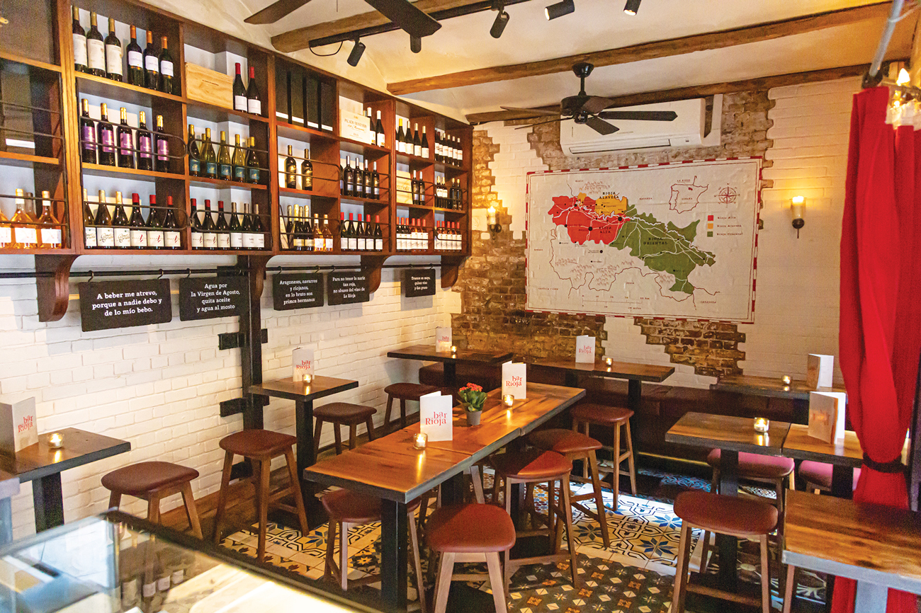 interior of Bar Rioja