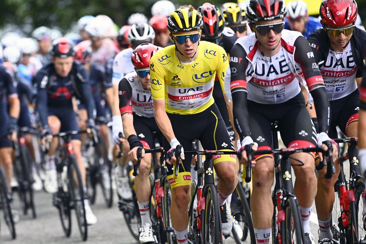 Tour de France 2021 - 108th Edition - 16th stage El Pas de la Casa - Saint-Gaudens 169 km - 13/07/2021 - Tadej Pogacar (SLO - UAE Team Emirates) - photo Gregory Van Gansen/PN/BettiniPhoto&Acirc;&copy;2021