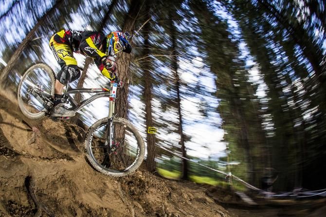 Mick Hannah was the fastest in qualifying at Australian downhill nationals