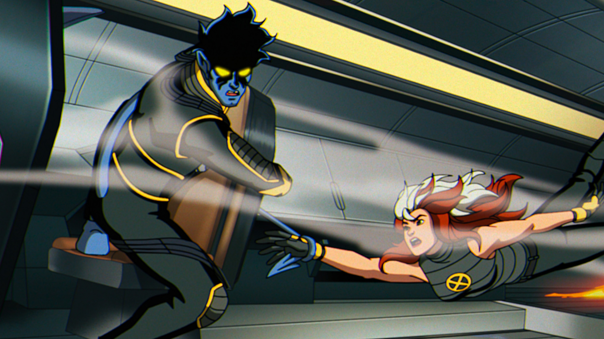 Nightcrawler and Rogue in X-Men 97 season 2 episode 7
