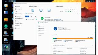 The Synology DiskStation dashboard