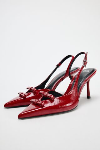 Bow Slingback Shoes