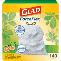 Glad ForceFlex trash bags