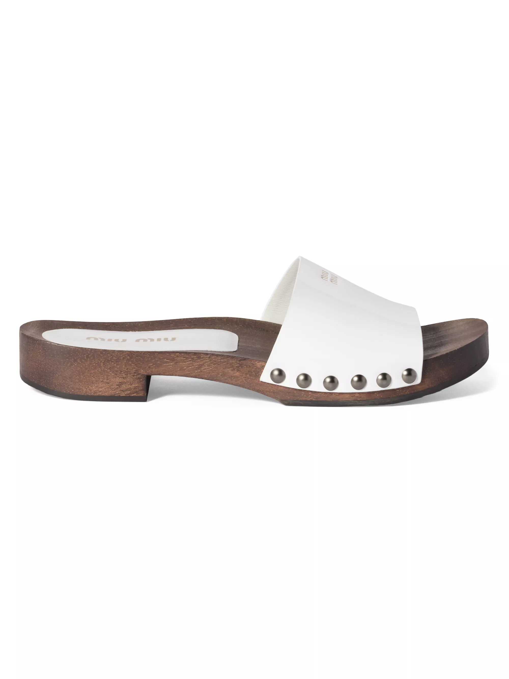 30mm Patent Leather Sandal Clogs