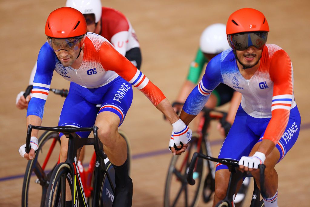 France was aggressive in the men's Madison
